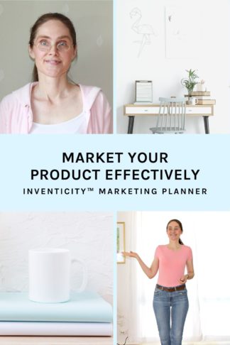 Market Your Product Effectively Inventicity™ Marketing Planner