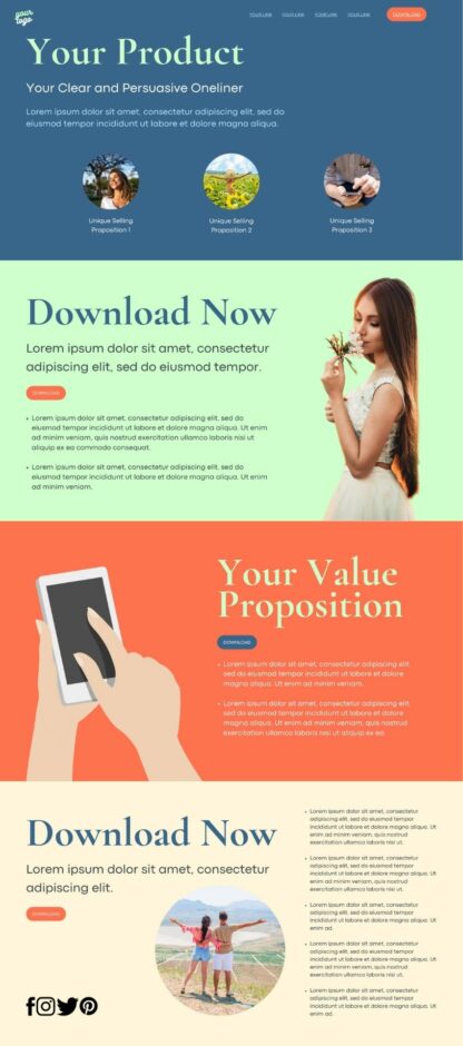 Landing Page Template Preview